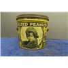 Image 5 : Dixie Salted Peanuts 8 Oz. Tin, Jackie Cooper on Front- Has Lid, NO Handle