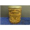 Image 2 : Wheat Sheaf Coffee Paper Label Cardboard Container with Wrong Lid - 1 lb - Old Time Farming Graphics