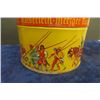 Image 3 : German? Round Candy Tin - Colorful Graphics - Haeberlin Metzger