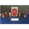 Image 1 : Lyons Red Label Tea Bag , 6 Spice Tins - Durkees, Blue Ribbon, Mexene plus more
