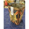 Image 1 : Vintage Tin with British Military - NO Lid 4" x 4" x 6"