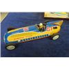 Image 4 : Spar King Speed King Pressed Tin Race Car in Original Box Maruya Toys Japan - 11" Long