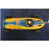 Image 5 : Spar King Speed King Pressed Tin Race Car in Original Box Maruya Toys Japan - 11" Long