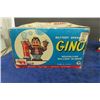 Image 6 : Gino Battery Operated Pressed Tin Balloon Blower in Original Box 10" Tall