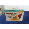 Image 4 : CP Air Pressed Tin Boeing 737 Battery Operated Jet Plane in Original Box T.N Made in Japan 14" Long