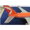 Image 7 : CP Air Pressed Tin Boeing 737 Battery Operated Jet Plane in Original Box T.N Made in Japan 14" Long