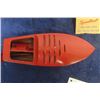 Image 4 : Jett Putt Putt Pressed Tin Speedboat in Original Box Made in USA 7" Long - 1 Box Flap End in Detache