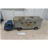 Image 1 : Smith Miller Lyon Van Lines Semi Trailer Pressed Tin 21.5" Long