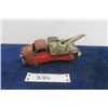 Image 1 : Smaller Lincoln Pressed Tin Tow Truck 7" Long