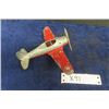 Image 3 : Die Cast Kiddie US Army Plane 6" Long 7.5" Wing Span plus Modern Airplane Pencil Sharpener