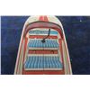 Image 7 : Pressed Tin ' Queen' Wind Up Toy Boat Made in Japan 8" Long