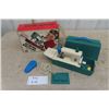 Image 1 : Battery + Hand Operated Children's Sewing Machine with Original Box