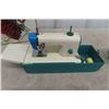 Image 3 : Battery + Hand Operated Children's Sewing Machine with Original Box