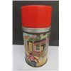 Image 3 : Gunsmoke Major Matt Dillon Metal Thermos Made by Aladdin - Missing Stopper