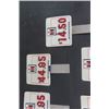 Image 4 : Lot of 9 International Harvester Dealer Price Marker Tags - Plastic on Metal Tabs - Prices Interchan