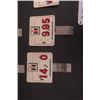 Image 5 : Lot of 9 International Harvester Dealer Price Marker Tags - Plastic on Metal Tabs - Prices Interchan