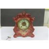 Image 2 : Waterbury Parlor 91 Pendulum + Key Ceramic Mantle Clock