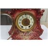 Image 6 : Waterbury Parlor 91 Pendulum + Key Ceramic Mantle Clock
