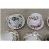 Image 2 : 9 Cup + Saucer Pairs ; Royal Albert, Queen Anne, Royal Vale