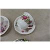 Image 5 : 9 Cup + Saucer Pairs ; Royal Albert, Queen Anne, Royal Vale