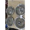 Image 1 : Set of 4 Wire Spoked Hubcaps - Believed to be from Oldsmobile 15"