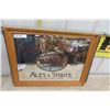 Image 2 : Coach + Horses Ales + Stout Bar Mirror Sign 21" x 27"
