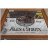 Image 3 : Coach + Horses Ales + Stout Bar Mirror Sign 21" x 27"