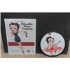 Image 2 : 3 Betty Boop Signs; 12.5" x 16" & 2 Betty Boop Bobbleheads