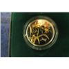 Image 2 : 2003 Golden Daffodil 50 cent Sterling Silver Coin with Case + Sleeve