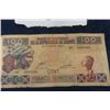 Image 2 : Foreign Paper Money Dela Republique $100 - 1960