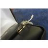 Image 3 : Ladies Ring Sz 5 3/4 14k Gold + Diamond - Total Weight 2.18g