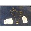 Image 1 : Ladies Necklace 18" 10k Gold + Opal Total Weight 1.57g