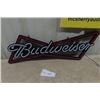 Image 1 : New Light Up 10" x 28" Budweiser Sign