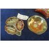 Image 4 : 4 Carnival Candy Dishes; 1 Tray- Biggest 10" Wide