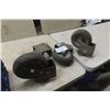 Image 4 : 4 Matching Solid Rubber Wheels with Swivel Casters