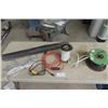 Image 1 : Roll of NWD 90 14/2 Household Wire, Partial Roll SJOW 16/3 Wire, Extension Cords, Roll of Roofing Pa
