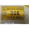 Image 2 : (3) 1962 Steinbach Manitoba Bicycle Plates