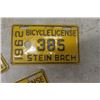 Image 3 : (3) 1962 Steinbach Manitoba Bicycle Plates