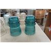 Image 3 : 46 Various Glass Insulators - 2 CPR , Hemingray, Dominion