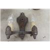 Image 2 : Cool Vintage Bee Smoker, Wall Sconce, Metal Oiler, Milk Bottle