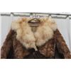 Image 2 : Leather + Fur Jacket - looks like Sz Small 35" Long