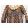 Image 3 : Leather + Fur Jacket - looks like Sz Small 35" Long