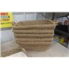 Image 4 : Assortment of Wicker + Fabric , Baskets- All Sizes 17 Total