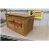 Image 3 : Wooden Box with Hinged Lid + Brown Trout Graphics 14" x 16" x 28"