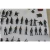 Image 4 : 90 Vintage Lead Soldiers Made in England Stamped on Some - Good Paint on Many