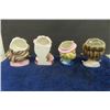 Image 8 : 4 Vintage Head Vases - Great Detail + Color