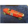 Image 3 : 2 Modern Pressed Tin Tags ; Old Fashion Rolls Royce + Race Car - Both Wind Up Made in China- New in 