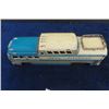 Image 3 : Vintage Pressed Tin Greyhound Scenic Cruiser Bus - HTC Japan 11.5" Long Friction Powered - Clean Gra