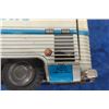 Image 7 : Vintage Pressed Tin Greyhound Scenic Cruiser Bus - HTC Japan 11.5" Long Friction Powered - Clean Gra