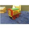 Image 7 : 2 Modern Made in China Tin Wind Up Pressed Tin Bus + Tractor